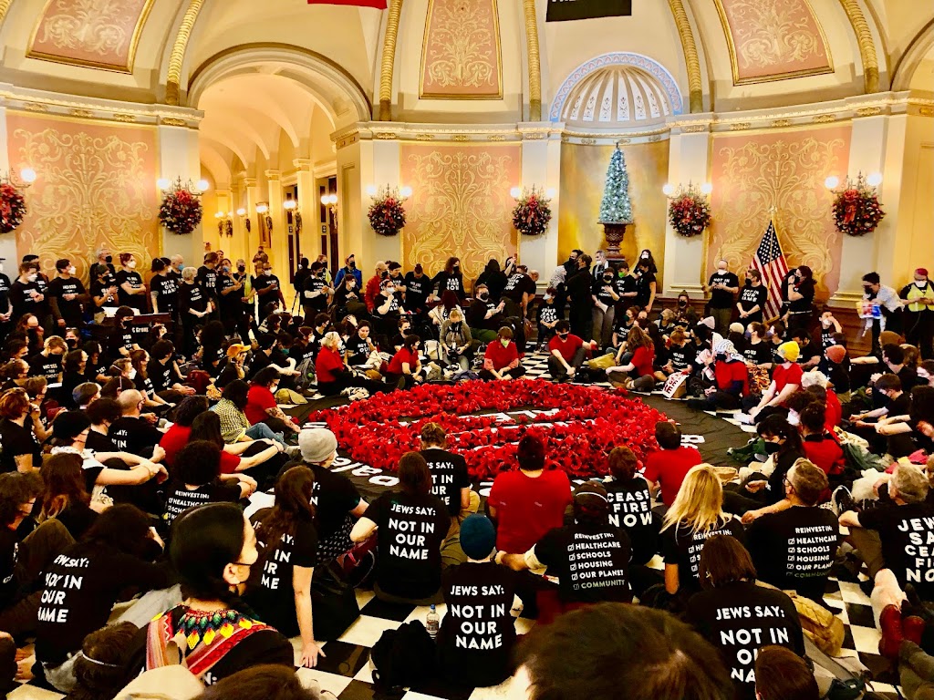 SHUT IT DOWN! Mass mobilization for Palestine cancels the first day of the 2024 California State Legislature