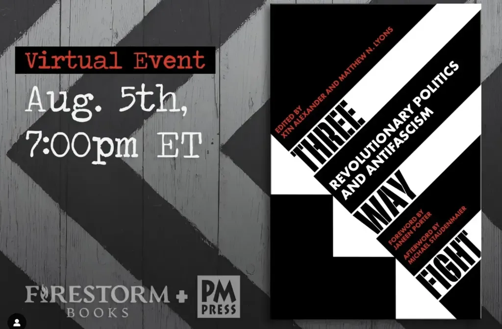 Three Way Fight virtual book event August 5th