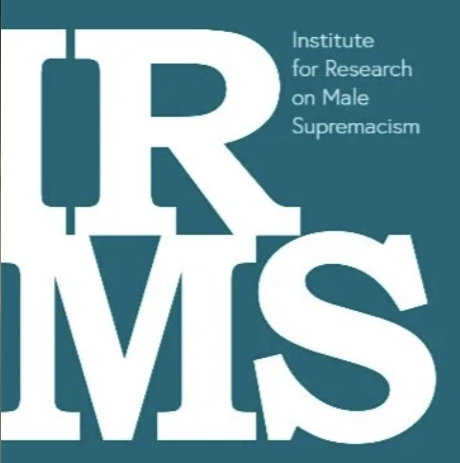 Logo of IRMS: Institute for Research on Male Supremacism